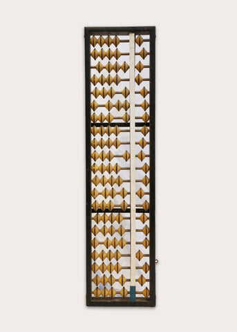 Wooden Abacus Kanban, Japanese, Mid-century