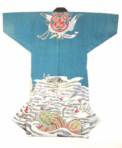 Antique Japanese Maiwai Robe, 20th Century