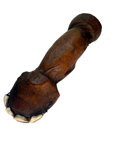 Mossi Tribal Fertility Figure with Shells
