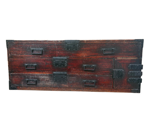 Rare Antique Japanase Katana (Sword) tansu, Edo period, 19th century