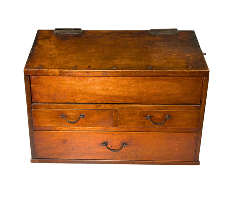 Antique Japanese Dentist apothecary  Box, Meiji Period