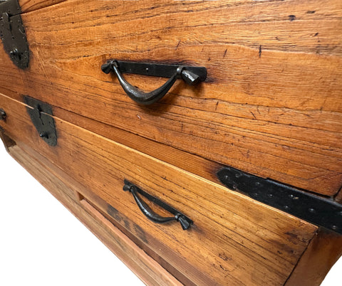 Antique Japanese Kasane (Sword) Tansu, Meiji period