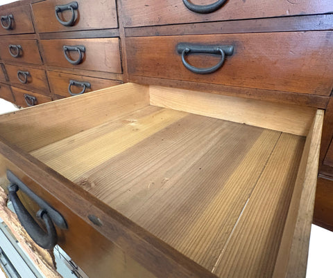 Twenty Drawer Tansu, Japanese, Meiji period