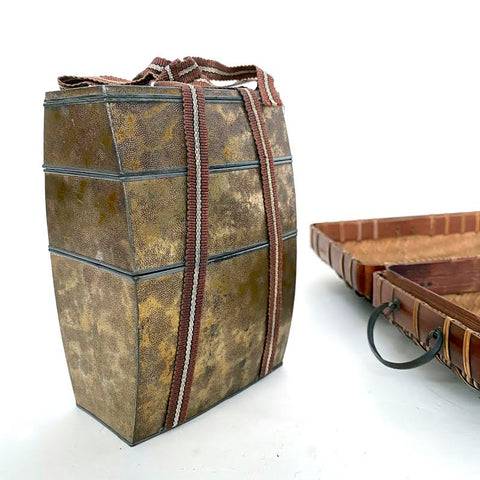 Bamboo Obento-Bako (Lunch Box), Japanese, Meiji period