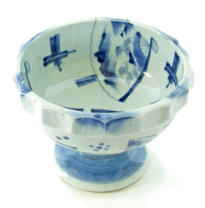 Porcelain Haisen (Sake Washer Bowl), Arita ware, Late Meiji Period